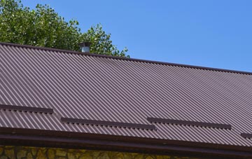 typical Idridgehay Green corrugated roof uses