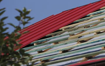 Idridgehay Green corrugated roofing costs